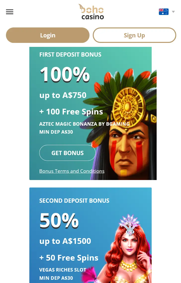 boho casino promotions